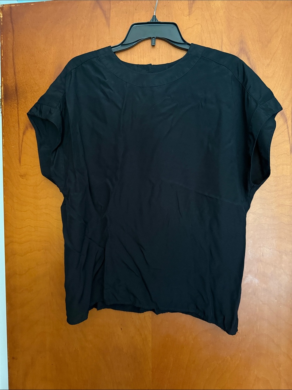 Karen Scott Black Short Sleeve Blouse